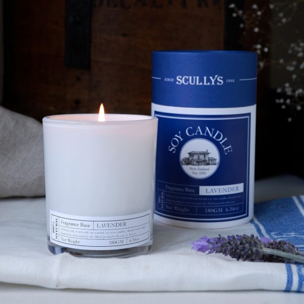 20 Lavender Soy Candle Flame
