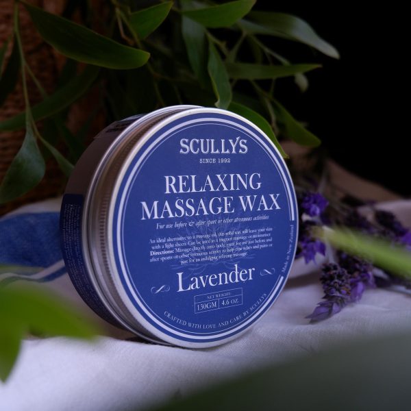 5 Lavender massage wax
