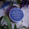 5 Lavender massage wax open