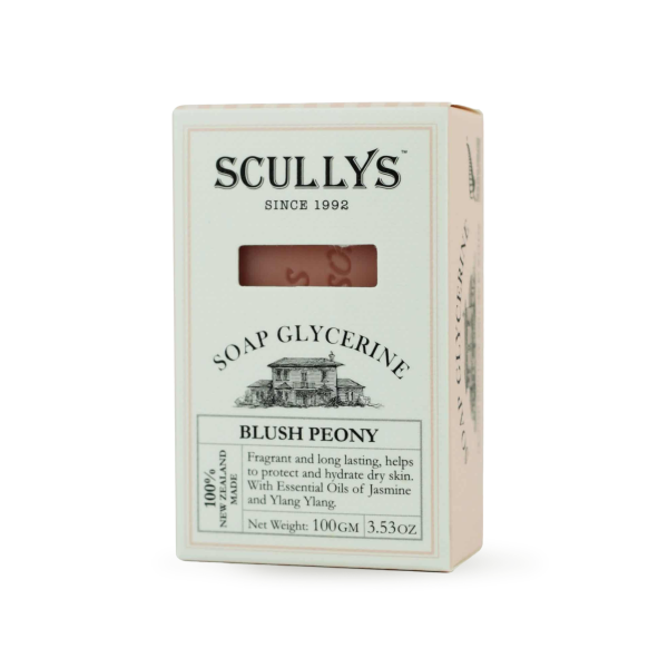 Peony Glycerine Soap Boxed scaled 1